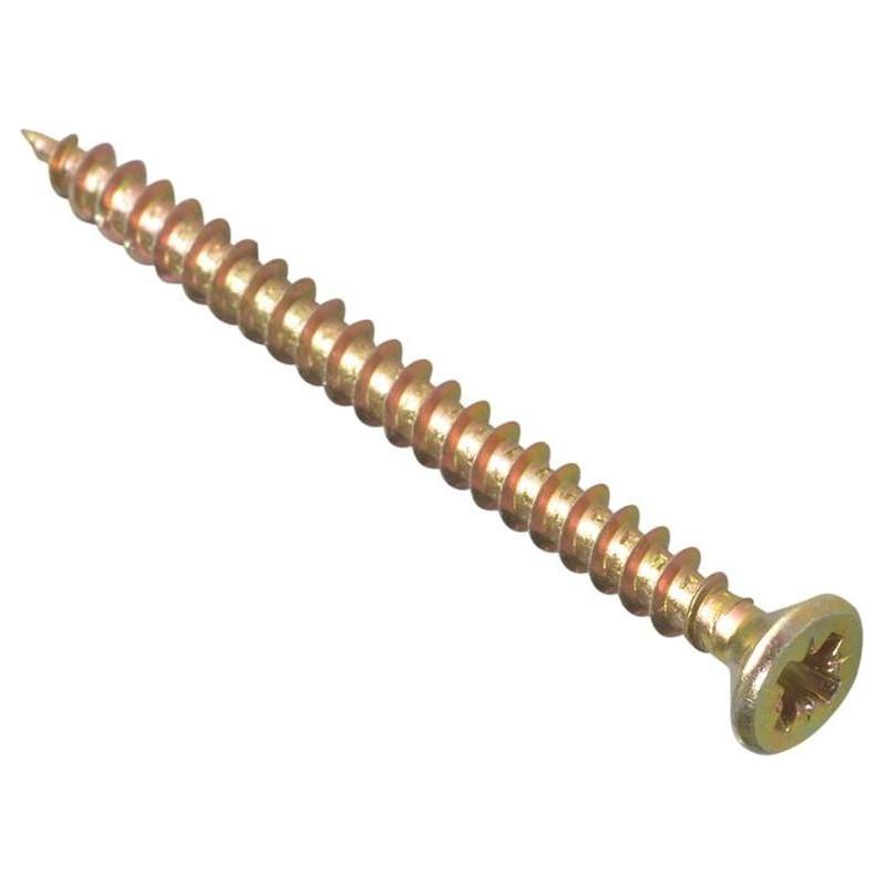Forgefix Multi-Purpose Pozi Compatible Screw CSK ST ZYP 4.5 x 50mm Box 200 ForgeFix - NN4 Online