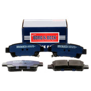 Borg & Beck Front & Rear Brake Discs & Pads fits Toyota Estima II 2000-2006 2.4