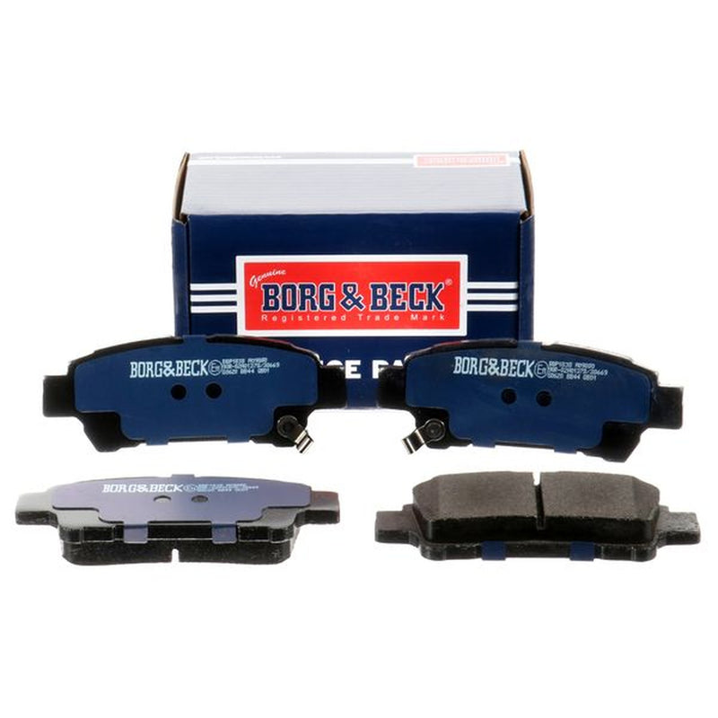 Borg & Beck Front & Rear Brake Discs & Pads fits Toyota Previa 2000-2006 2.0 2.4