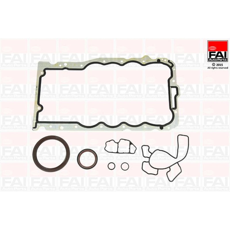 FAI 7 x Crankcase Gasket Kit ID fits Opel Agila A 2000-2007 1.2