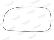 Summit Stick-On Standard Mirror Glass fits Toyota Corolla Carina LHS Summit - Bars 4 Cars