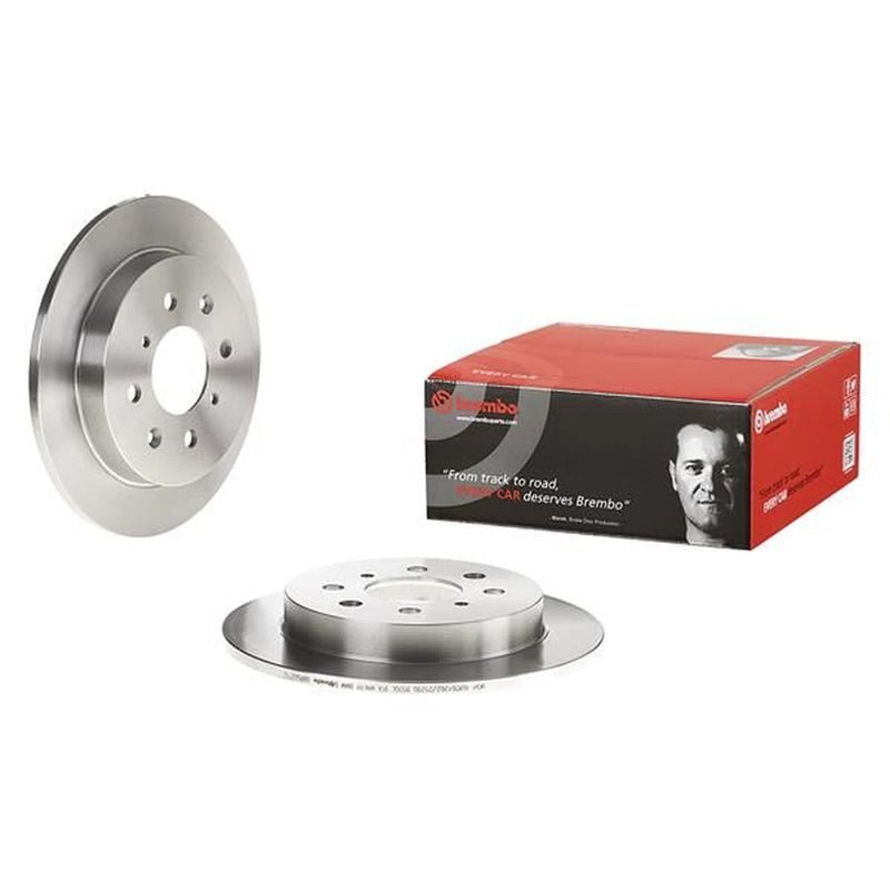 Brembo Rear Brake Solid Discs & Pads fits Honda Jazz III 2008-2015 1.2 1.3 1.4