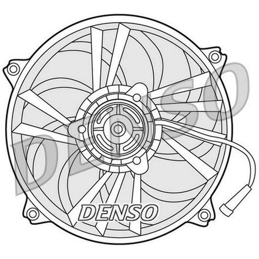 Denso Engine Cooling Fan fits Peugeot 307 2000-2009 1.4 1.6 2.0