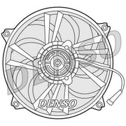 Denso Engine Cooling Fan DER21014