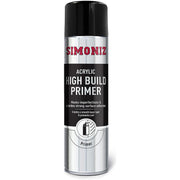2x Simoniz High Build Primer Spray Putty Filler Aerosol Paint 500ml SIMB90D Simoniz  - Dynamic Drive