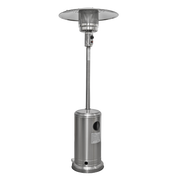 Dellonda 13kW Stainless Steel Commercial Gas Outdoor Garden Patio Heater Wheels Dellonda  - Dynamic Drive