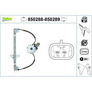 Valeo Electric Window Regulator Lifter Left Front 850288