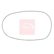 Apec Exterior Wing Mirror Glass Left fits Jaguar S-Type II 1999-2008