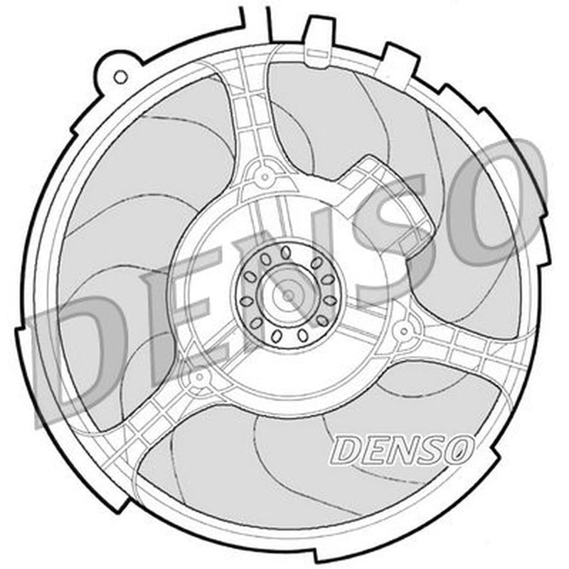 Denso Engine Cooling Fan fits Fiat Stilo 2001-2006 1.2 1.4