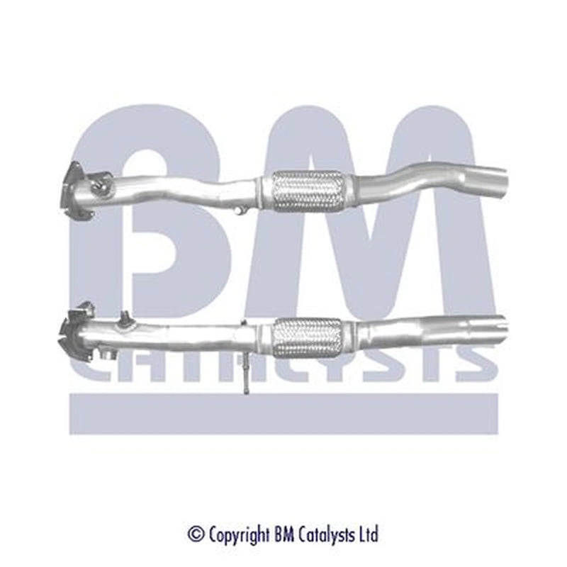 BM Catalysts Exhaust Pipe OD fits Fiat Idea 2005 on 1.3