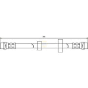 NAPA Brake Hydraulic Hose Line Front NBH1426