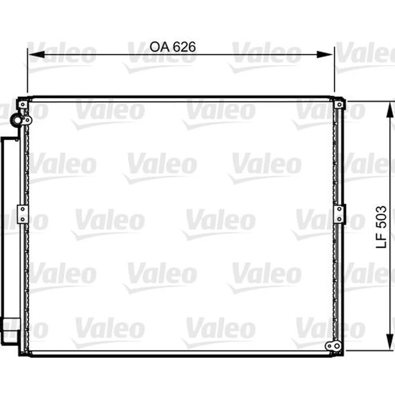 Valeo Air Conditioning Condenser 814236