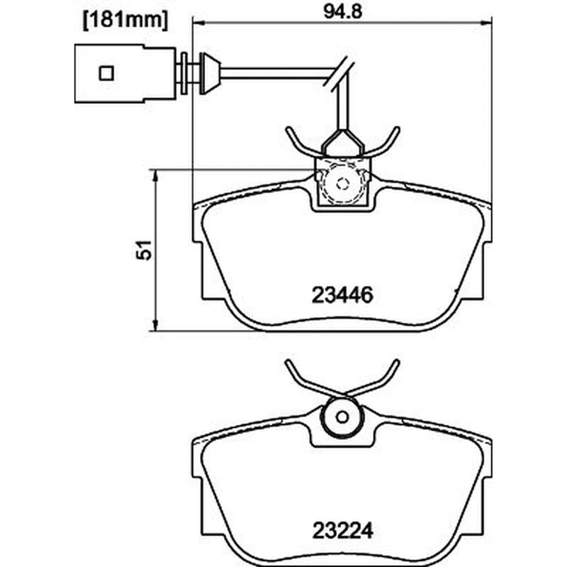 Mintex Front & Rear Brake Discs & Pads fits Seat Alhambra 1996-2010 1.9 2.0