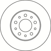 Abtex Rear Brake Solid Discs & Pads fits Fiat 500L 2012-2018 0.9 1.3 1.4 1.6