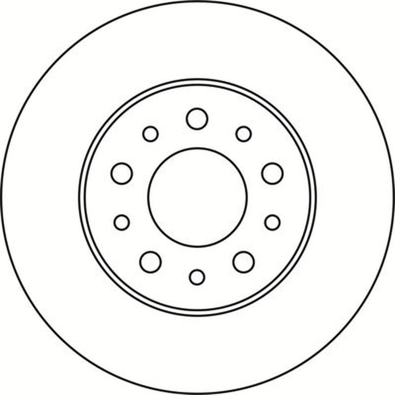 Abtex Rear Brake Solid Discs & Pads fits Fiat 500L 2012-2018 0.9 1.3 1.4 1.6
