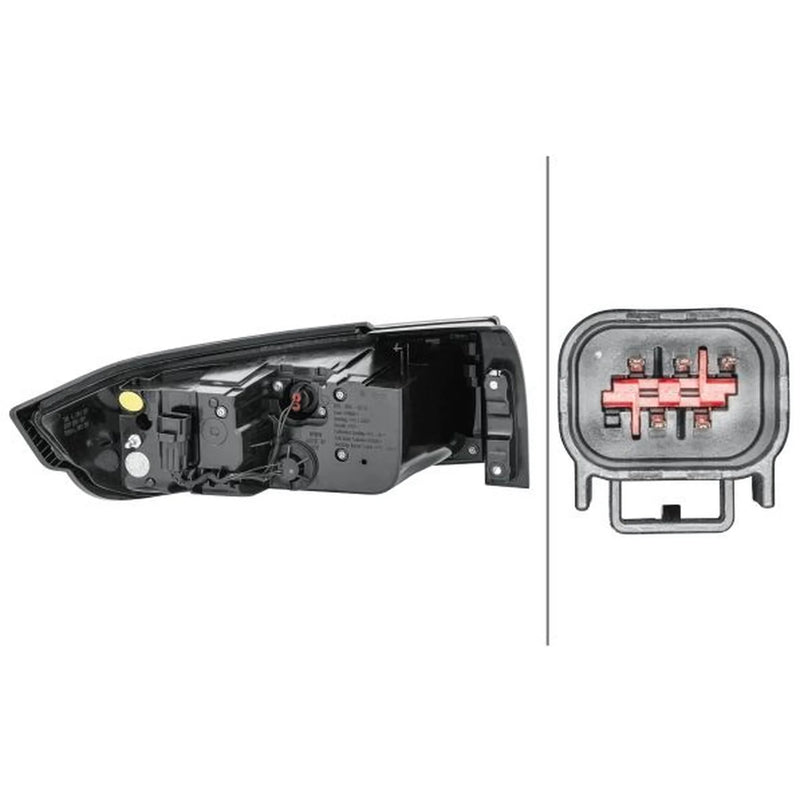 Hella Tail Light / Lamp W16W Right fits Land Rover Range Rover Evoque 2011-2019
