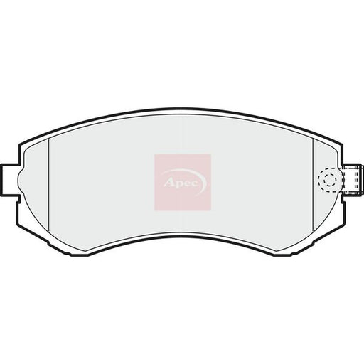 Apec Front & Rear Pads fits Nissan Patrol Gr 1997-2000 2.8 3.0