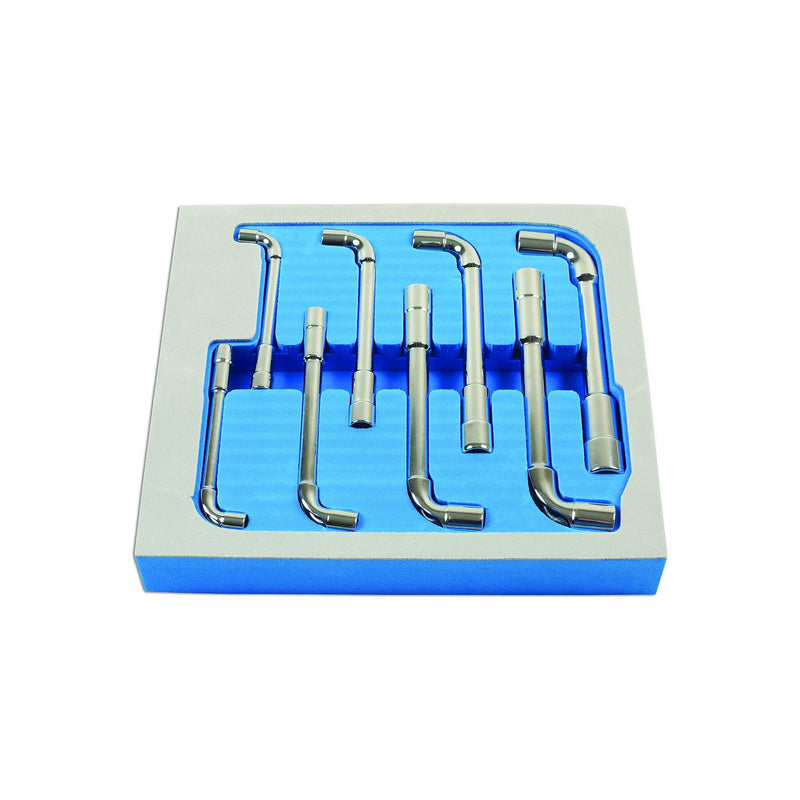 Laser Go Thru Angled Socket Spanner Set 8pc 7506 Laser - Dynamic Drive