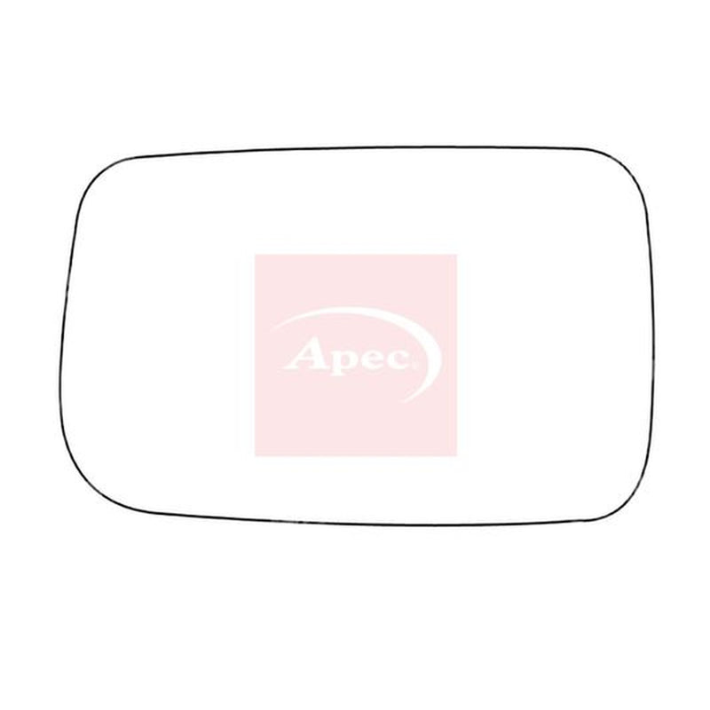 Apec Exterior Wing Mirror Glass Right fits BMW 3 1996-2007