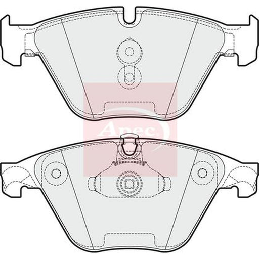 Apec Front Brake Pad Set fits BMW 5 2009-2017
