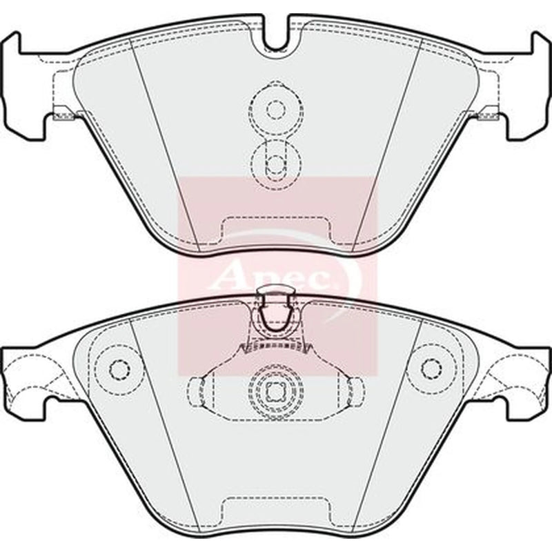 Apec Front Brake Pad Set PAD1774