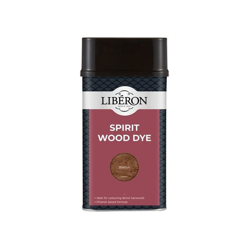 Liberon Spirit Wood Dye Walnut 1 litre Liberon - Dynamic Drive