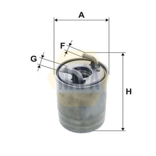 NAPA Fuel Filter Element fits Mercedes-Benz Sprinter 3,5-T 2006-2018