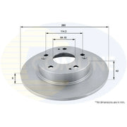 Comline Front & Rear Brake Discs & Pads fits Honda Civic VIII 2005-2011