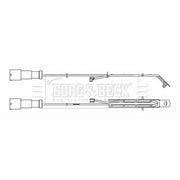Borg & Beck Brake Pad Wear Sensor Rear BWL33095