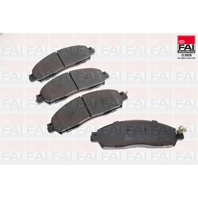 FAI Front Brake Pad Set fits Nissan Leaf 2017 on