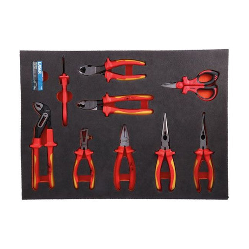 Laser Insulated Pliers Set in Foam Inlay 8485 Laser - Dynamic Drive