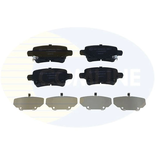 Comline Rear Brake Pad Set fits Opel Insignia B Grand Sport 2017 on 1.5 1.6 2.0