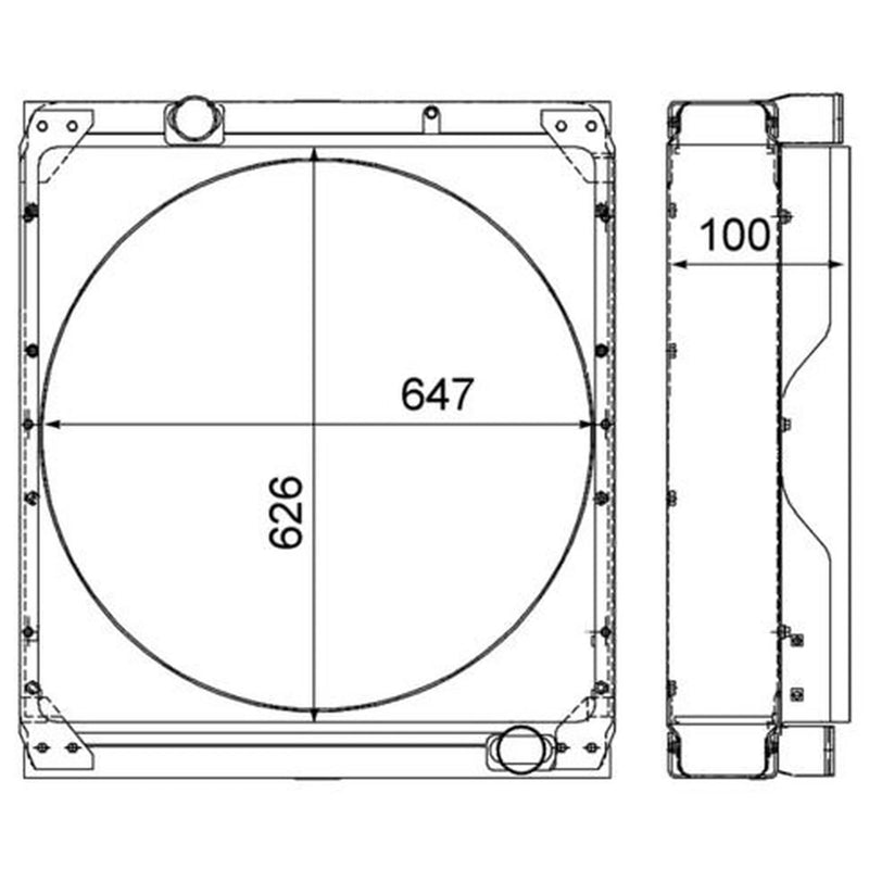 Mahle Engine Radiator