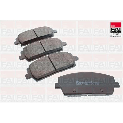 FAI Front Brake Pad Set fits Hyundai Santa Fe IV 2018-2020 2.0 2.2 2.4 3.5