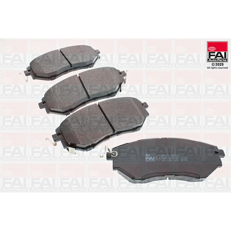 FAI Front Brake Pad Set fits Subaru Forester 2013 on 2.0
