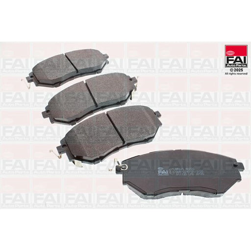 FAI Front Brake Pad Set fits Subaru Forester 2013 on 2.0