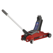 Sealey 180 Handle Low Profile Short Chassis Trolley Jack 2 Tonne - Red 2180LE Sealey - Dynamic Drive