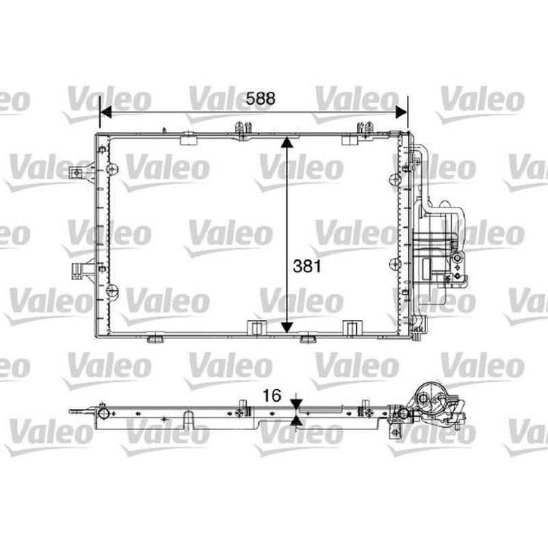 Valeo Air Conditioning Condenser 817843