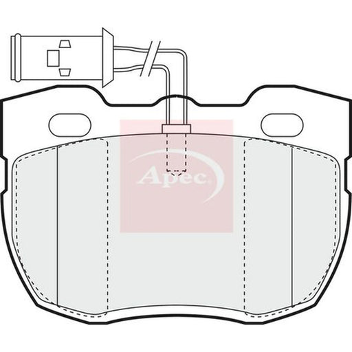 Apec Front Brake Pad Set PAD592