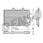 Denso Air Conditioning Condenser DCN01001