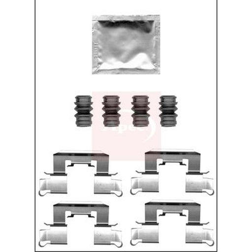 Apec Brake Pad Accessory Fitting Kit Front fits Mazda 2 2014 on 1.5