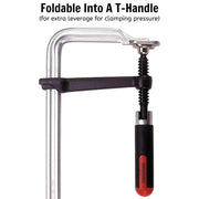 Teng Tools F-Type Clamp Swivel Handle 160 x 80mm Teng Tools - Dynamic Drive