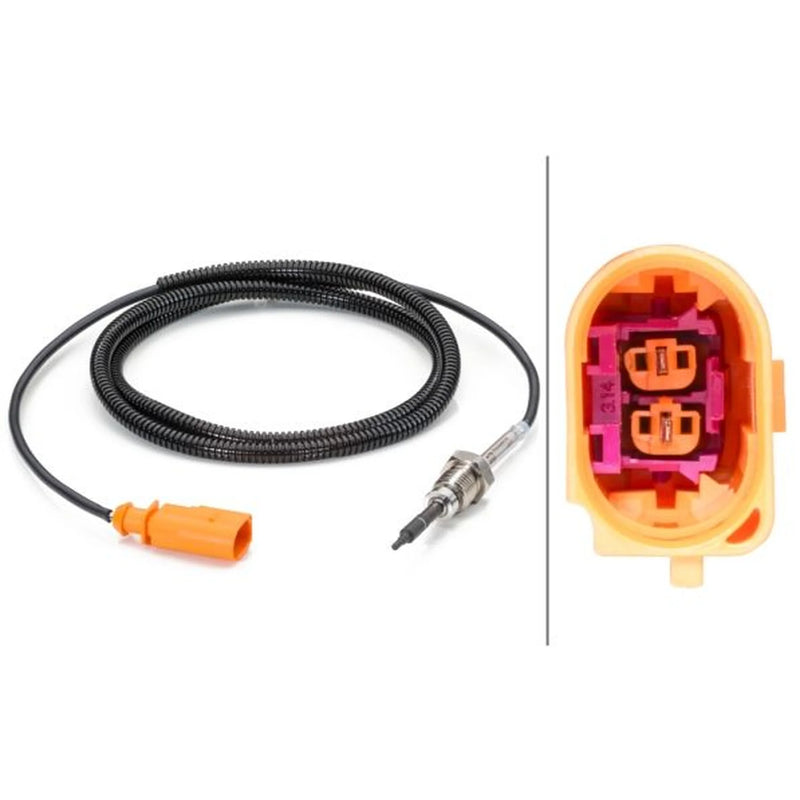 Hella Exhaust Gas Temperature Sensor after soot particulate filter fits Audi Q7