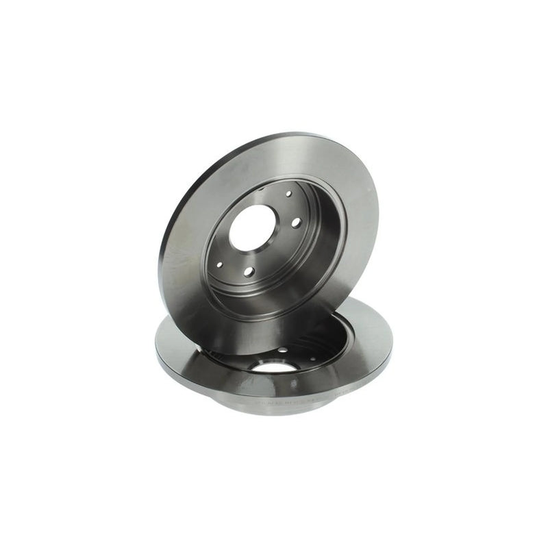 Bosch 2 x Solid Brake Discs fits Chevrolet Epica 2006-2011 2.0 2.5