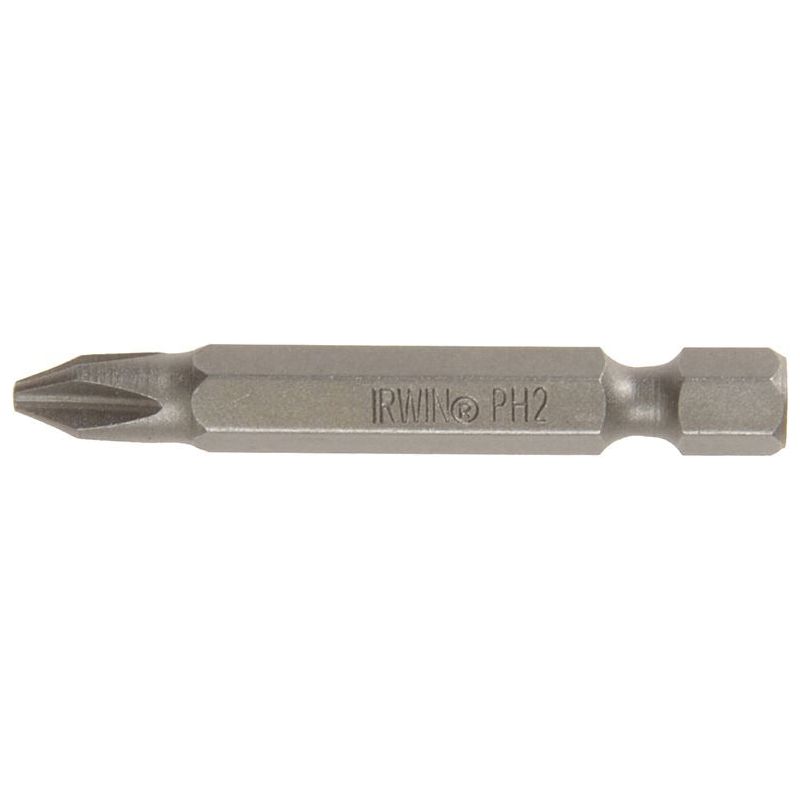 Irwin® Phillips Power Insert Bits PH2 50mm (Pack 2) IRWIN® - Dynamic Drive