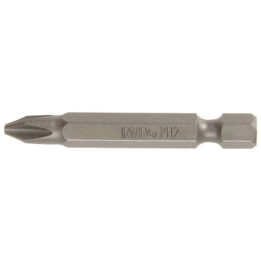 Irwin® Phillips Power Insert Bits PH2 50mm (Pack 2) IRWIN® - Dynamic Drive
