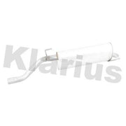 Klarius Box With Tail Pipe Rear fits Opel Corsa D 2006-2011 1.7