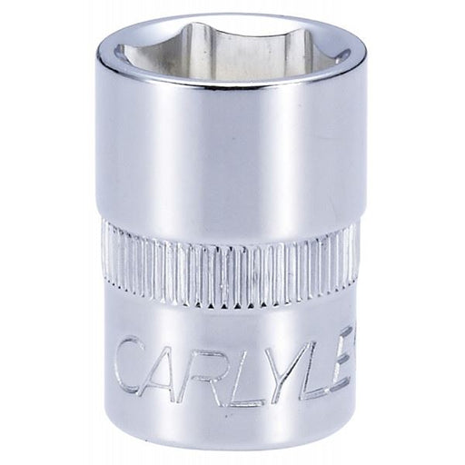 Carlyle Hand Tools 3/8Dr 14mm 6Pt Chrome Socket S38014M Caryle Tools - Dynamic Drive
