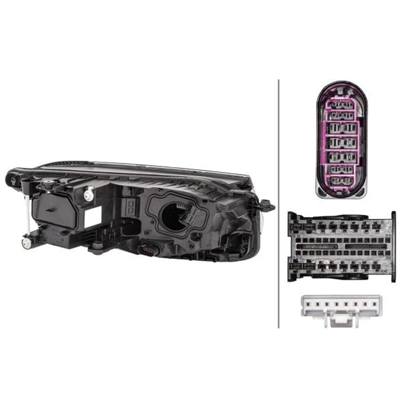 Hella Headlight Headlamp LED Left fits VW Touareg 2017-2023 2.0 3.0 4.0