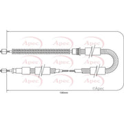 Apec Handbrake Cable Right Rear CAB1327